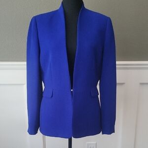 Tahari ASL Royal Blue Women's Blazer